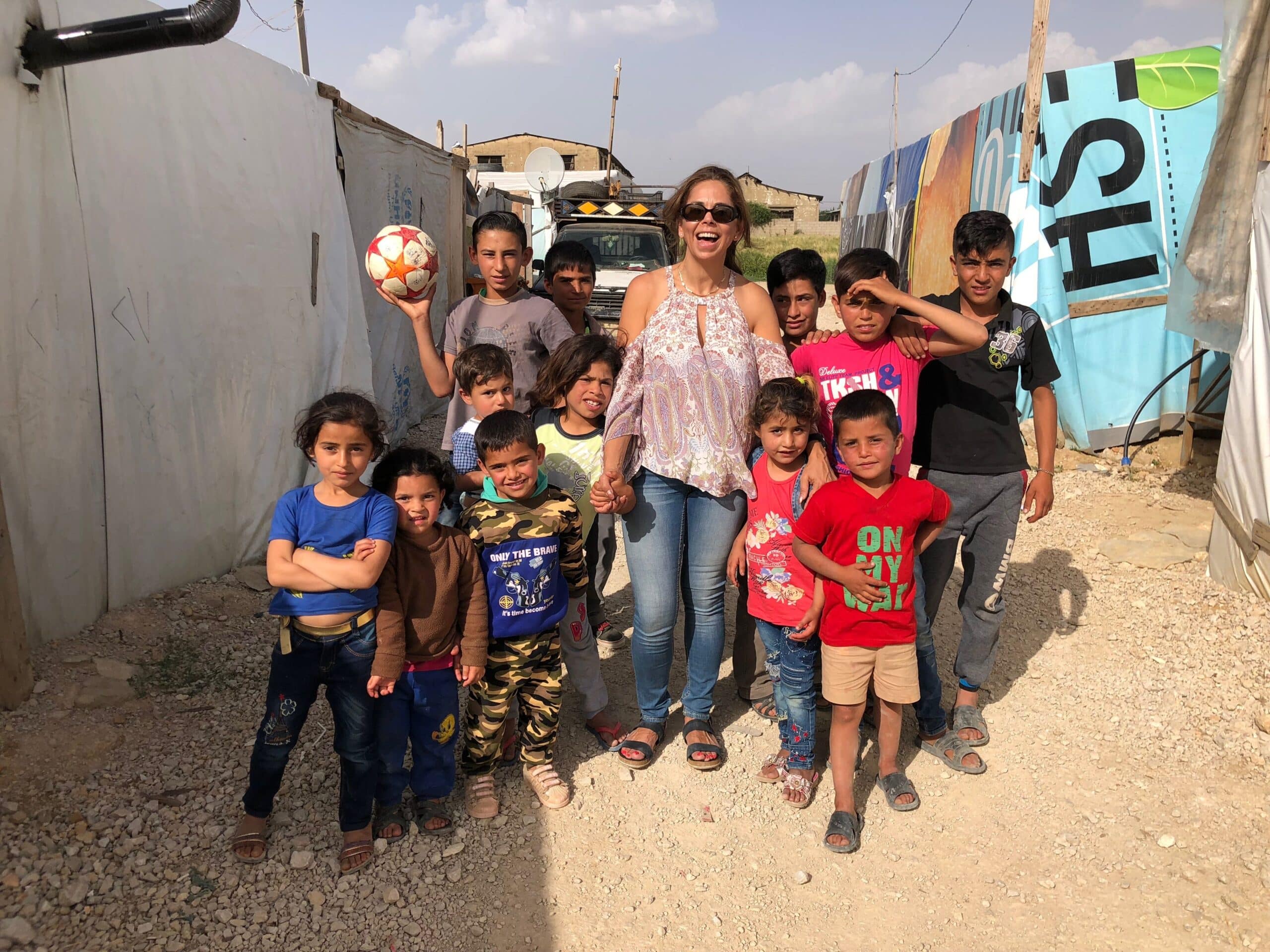 daizy with kids
